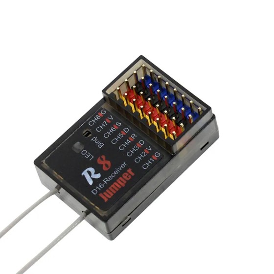 Wholesale Jumper R8 RC Radio SBUS OPENTX System 16CH T16 FRSKY D16 D8 Mode Remote Radio Controller PX4 Flight Control X8R for RC